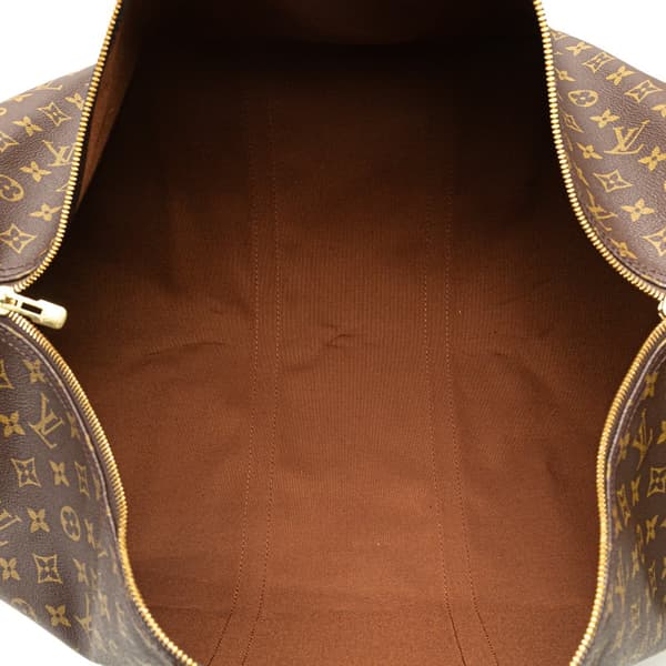 Pre-owned Louis Vuitton Monogram Keepall 60 Brown