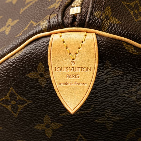 Pre-owned Louis Vuitton Monogram Keepall 60 Brown