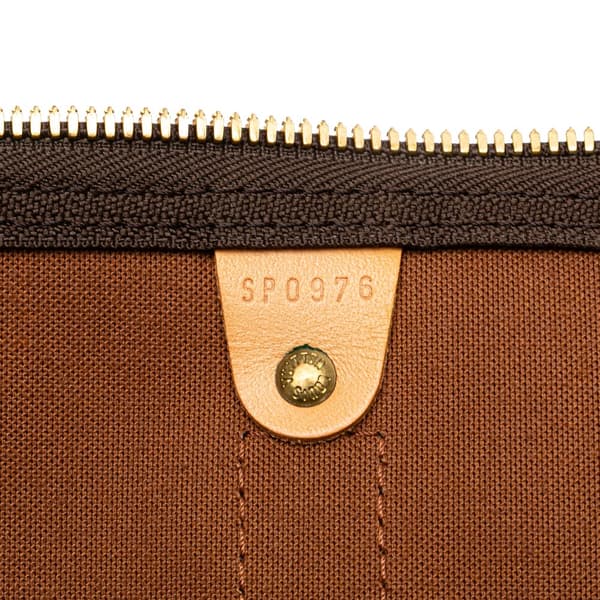 Pre-owned Louis Vuitton Monogram Keepall 60 Brown
