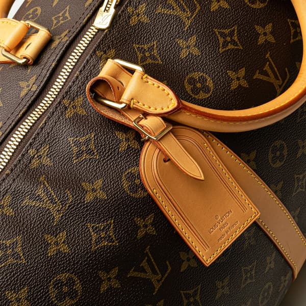 Pre-owned Louis Vuitton Monogram Keepall 60 Brown