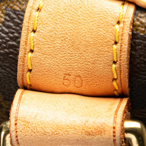 Pre-owned Louis Vuitton Monogram Keepall Bandouliere 50 Brown