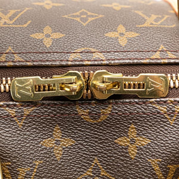Pre-owned Louis Vuitton Monogram Keepall Bandouliere 50 Brown