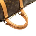 Miniatyrbilde 10 av 10: Pre-owned Louis Vuitton Monogram Keepall Bandouliere 50 Brown