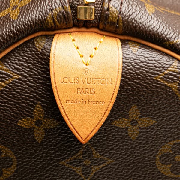 Pre-owned Louis Vuitton Monogram Keepall 55 Brown