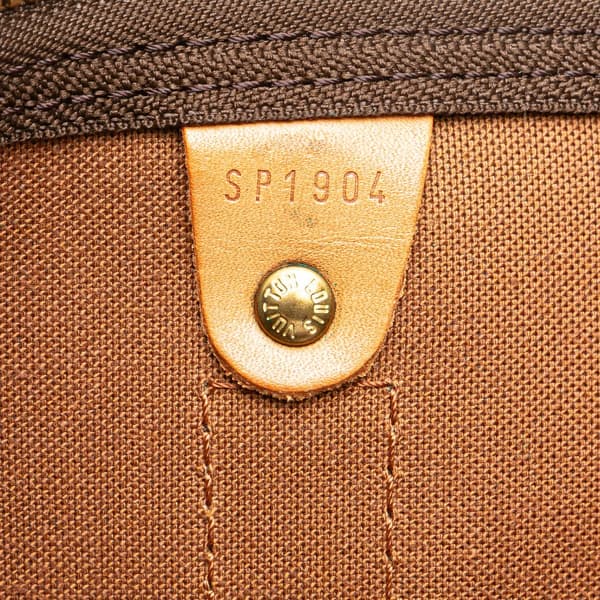 Pre-owned Louis Vuitton Monogram Keepall 55 Brown