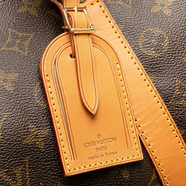 Pre-owned Louis Vuitton Monogram Keepall 55 Brown