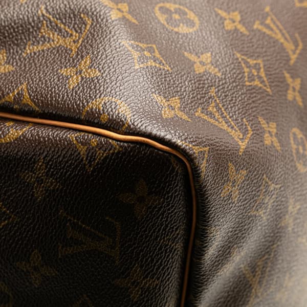 Pre-owned Louis Vuitton Monogram Keepall 55 Brown