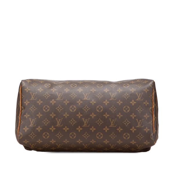 Pre-owned Louis Vuitton Monogram Speedy 40 Brown