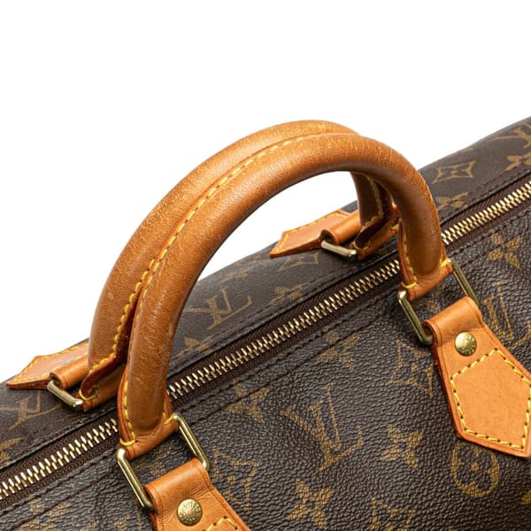 Pre-owned Louis Vuitton Monogram Speedy 40 Brown