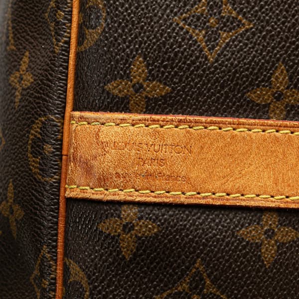 Pre-owned Louis Vuitton Monogram Keepall Bandouliere 55 Brown