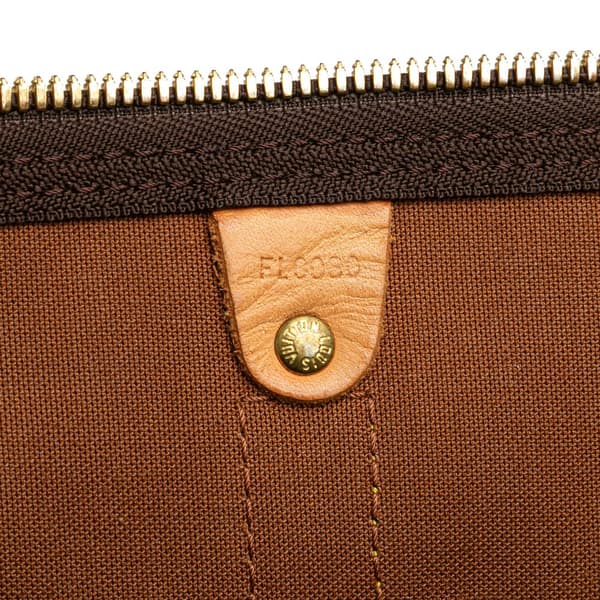Pre-owned Louis Vuitton Monogram Keepall Bandouliere 55 Brown