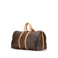 Miniatyrbilde 2 av 10: Pre-owned Louis Vuitton Monogram Keepall Bandouliere 55 Brown