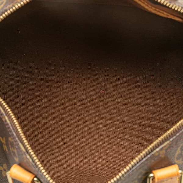Pre-owned Louis Vuitton Monogram Speedy 30 Brown