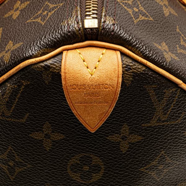 Pre-owned Louis Vuitton Monogram Speedy 30 Brown