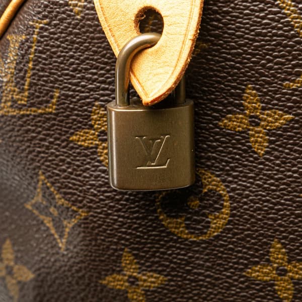 Pre-owned Louis Vuitton Monogram Speedy 30 Brown