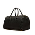 Miniatyrbilde 2 av 10: Pre-owned Prada Vernice Trimmed Tessuto Boston Bag Black