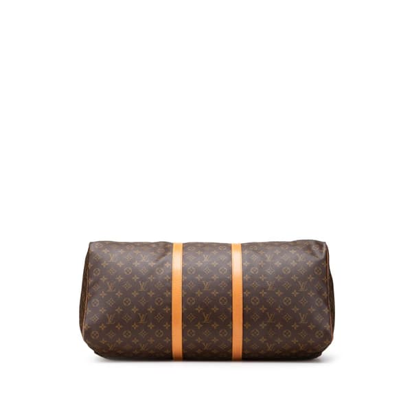 Pre-owned Louis Vuitton Monogram Keepall 60 Brown