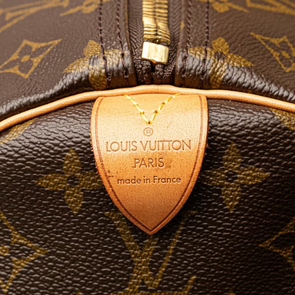 Pre-owned Louis Vuitton Monogram Keepall 60 Brown