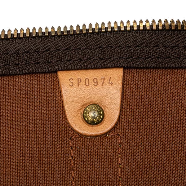 Pre-owned Louis Vuitton Monogram Keepall 60 Brown