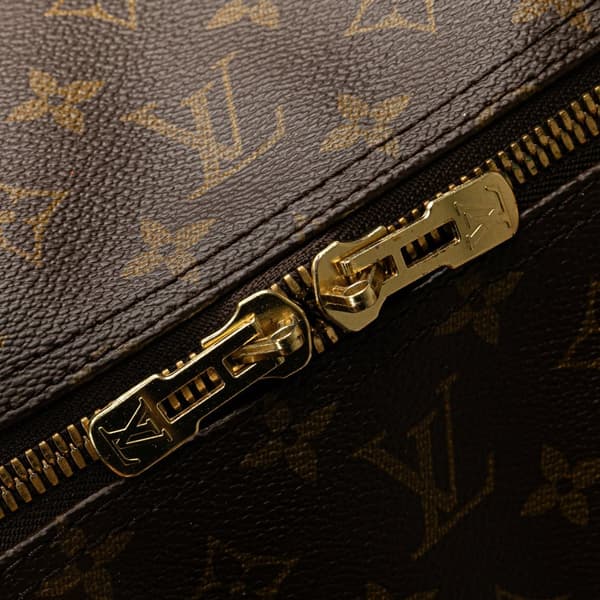Pre-owned Louis Vuitton Monogram Keepall 60 Brown