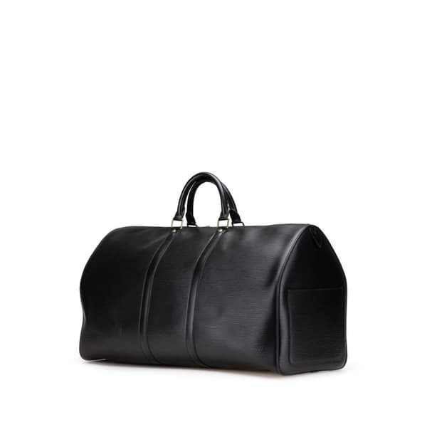 Pre-owned Louis Vuitton Epi Keepall 55 Black