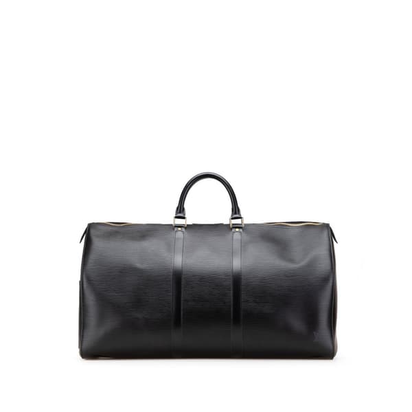 Pre-owned Louis Vuitton Epi Keepall 55 Black