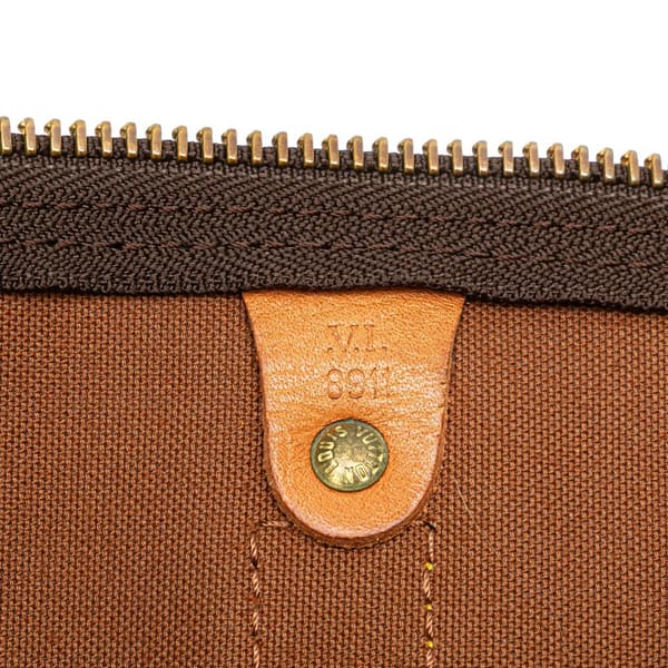 Pre-owned Louis Vuitton Monogram Keepall Bandouliere 60 Brown