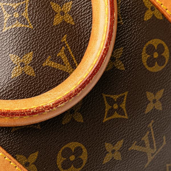 Pre-owned Louis Vuitton Monogram Keepall Bandouliere 60 Brown