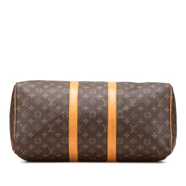 Pre-owned Louis Vuitton Monogram Keepall 45 Brown
