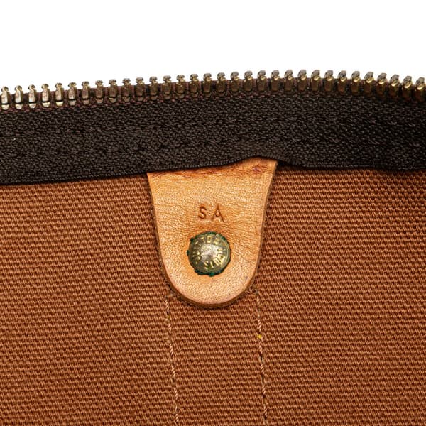 Pre-owned Louis Vuitton Monogram Keepall 45 Brown