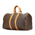 Miniatyrbillede 2 af 10: Pre-owned Louis Vuitton Monogram Keepall 45 Brown