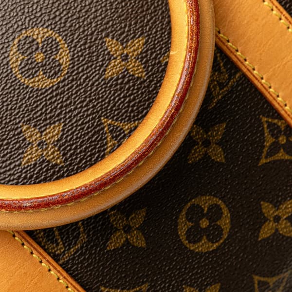Pre-owned Louis Vuitton Monogram Keepall 45 Brown