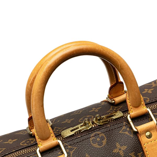 Pre-owned Louis Vuitton Monogram Keepall 45 Brown