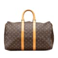 Miniatyrbilde 1 av 10: Pre-owned Louis Vuitton Monogram Keepall 45 Brown