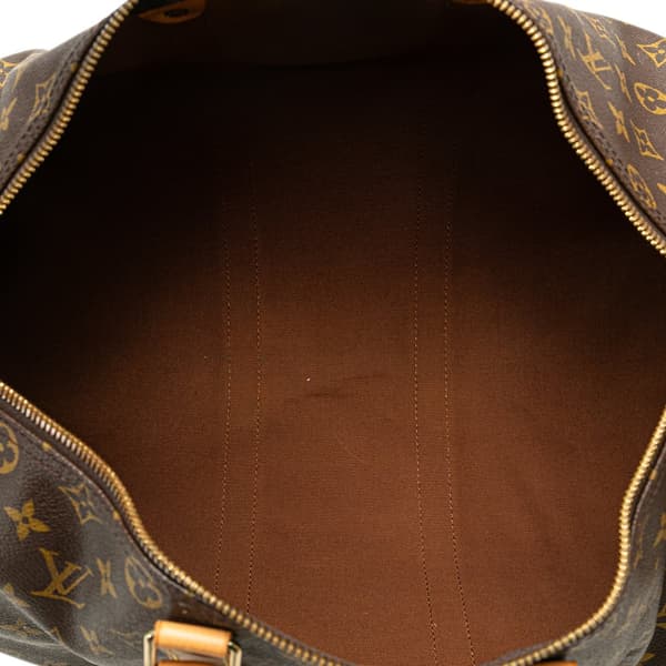 Pre-owned Louis Vuitton Monogram Keepall 45 Brown