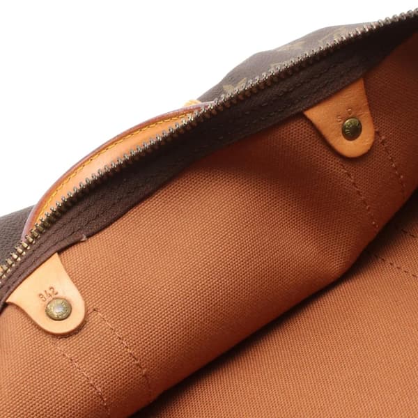 Pre-owned Louis Vuitton Monogram Keepall 55 Brown