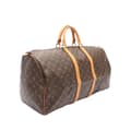 Miniatyrbillede 2 af 10: Pre-owned Louis Vuitton Monogram Keepall 55 Brown