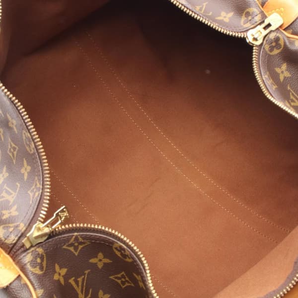 Pre-owned Louis Vuitton Monogram Keepall 50 Brown