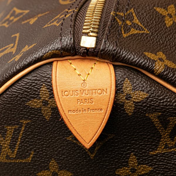 Pre-owned Louis Vuitton Monogram Keepall 45 Brown