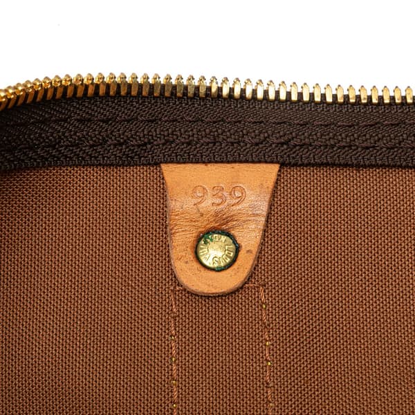 Pre-owned Louis Vuitton Monogram Keepall 45 Brown