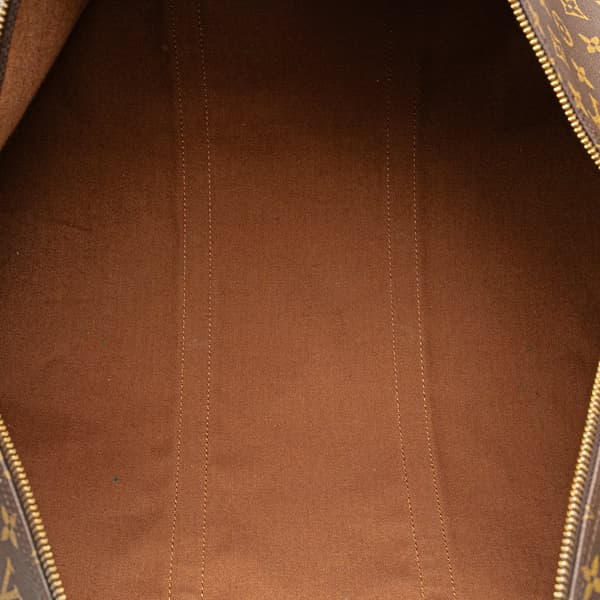 Pre-owned Louis Vuitton Monogram Keepall 60 Brown