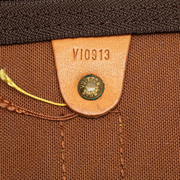 Pre-owned Louis Vuitton Monogram Keepall 60 Brown