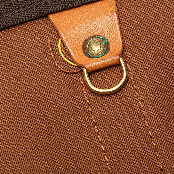 Pre-owned Louis Vuitton Monogram Keepall 60 Brown