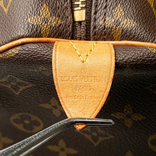 Pre-owned Louis Vuitton Monogram Keepall 60 Brown