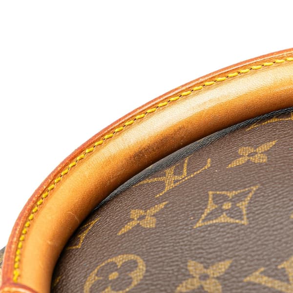 Pre-owned Louis Vuitton Monogram Keepall 60 Brown