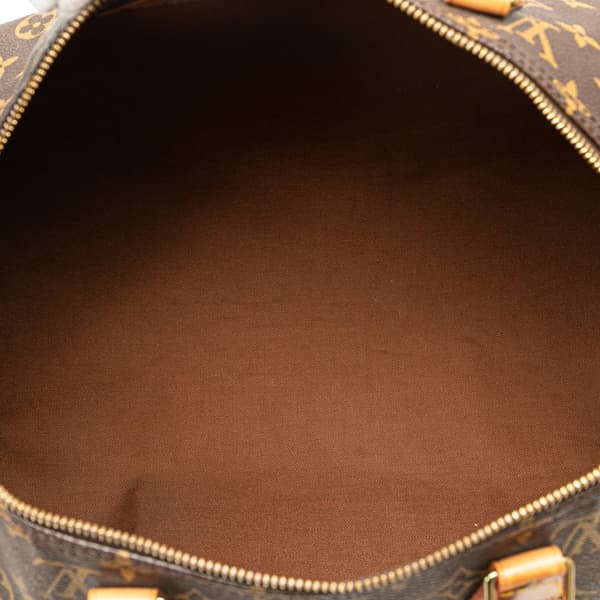 Pre-owned Louis Vuitton Monogram Speedy 40 Brown