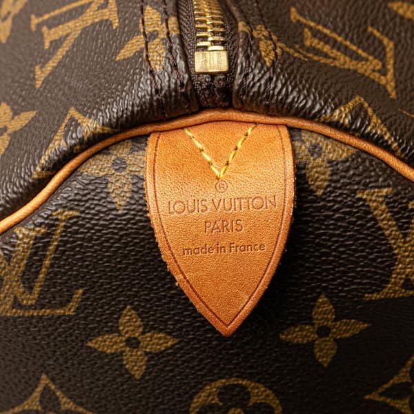 Pre-owned Louis Vuitton Monogram Speedy 40 Brown