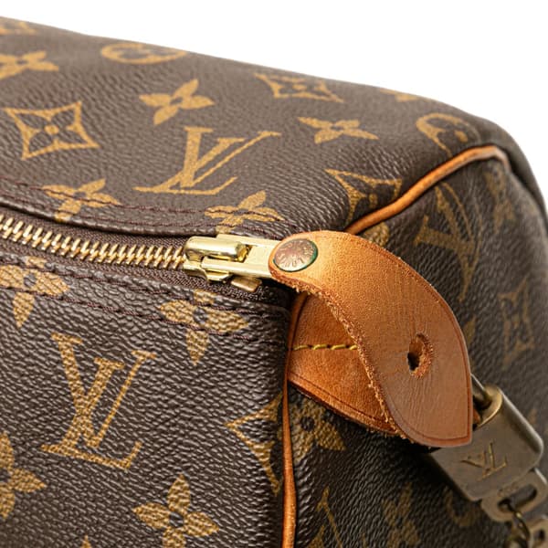 Pre-owned Louis Vuitton Monogram Speedy 40 Brown