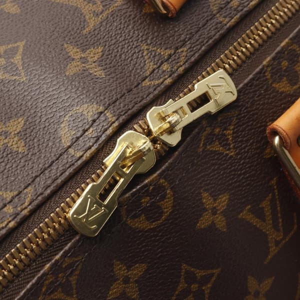 Pre-owned Louis Vuitton Monogram Keepall 50 Brown