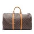 Miniatyrbillede 1 af 10: Pre-owned Louis Vuitton Monogram Keepall 50 Brown